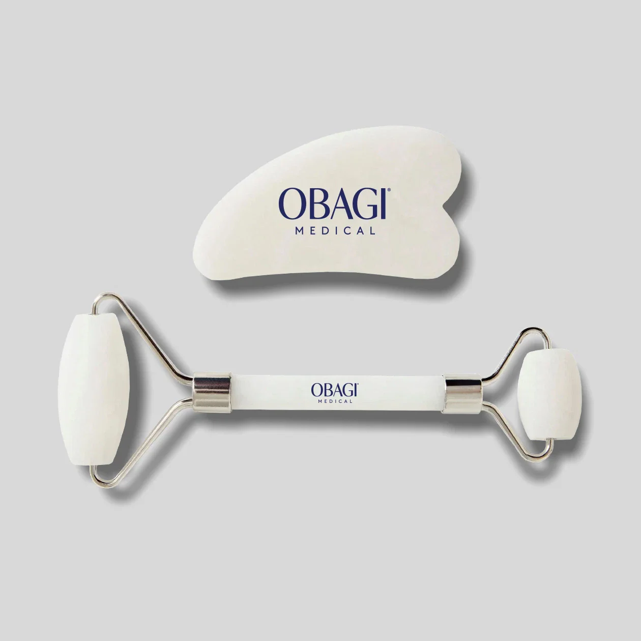 OBAGI GUA SHA AND FACE ROLLER SET